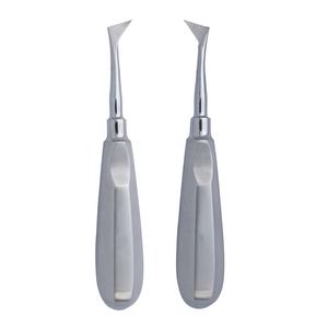 Elevadores dentales de raíz Cryer, instrumentos de cirugía oral dental, Juego de 2 proveedores de hospitales de acero inoxidable de VIDIFIVE INTERNATIONAL - Product Image 1