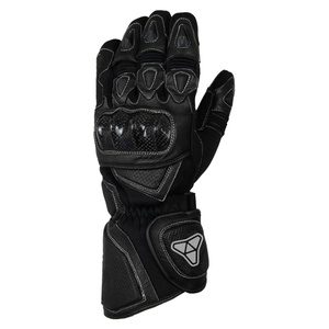 Gants longs de moto en cuir respirant pour la course en plein air, protection intégrale des doigts, pour le motocross - Product Image 2