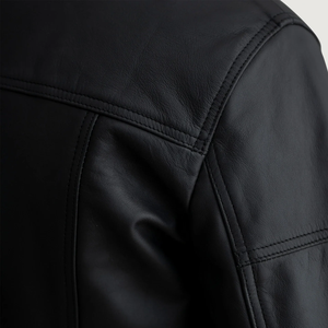 Chaqueta de Cuero PU Transpirable y Ecológica al por Mayor, Estilo Urbano, con Cierre, para Hombre, Primavera-Otoño, Cuello Alto, Moda Masculina - Product Image 5