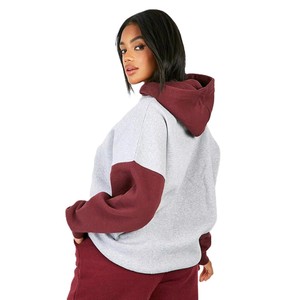 Sweat à capuche long en polaire pour femme, style FullFaceZipup, avec impression 3D en relief personnalisée, Y2K, streetwear d'hiver, vintage, délavé à l'acide, coupe oversize - Product Image 2