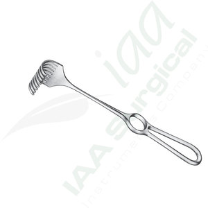 Écarteur chirurgical Korte 24 cm, manuel, en acier inoxydable, instrument de chirurgie générale, classe I, pour hôpital et clinique - Product Image 6