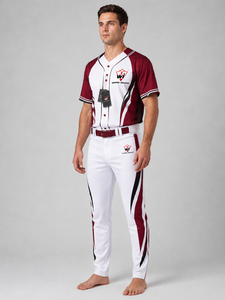 Uniforme de baseball personnalisé, vêtements de sport d'équipe, maillot de baseball de haute qualité et pantalon assorti, respirant, durable, léger - Product Image 2