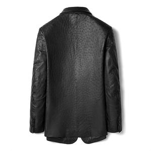 2026 Trending New Fashion Custom Genuine for Leather Men's Winter <b>Biker</b> <b>Jacket</b> Vest Garment Dyed Zipper Closure Latest - Product Image 2