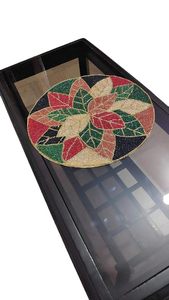 Bohemian Embroidered <b>Table</b> <b>Runner</b> beautiful <b>round</b> shape for Home Decor - Product Image 5