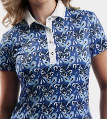 เสื้อโปโลผู้หญิงน้ำหนักเบา พิมพ์ลายแบบซับลิเมชั่น สำหรับกิจกรรมกลางแจ้ง แฟชั่นทันสมัย พร้อมส่ง - Product Image 5