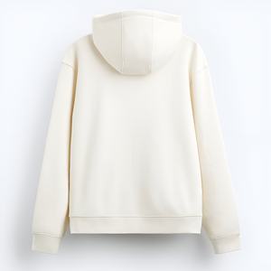 Sweat à capuche vintage style old school avec graphisme typographique, entièrement zippé, streetwear décontracté, mélange de coton, pièce de mode tendance - Product Image 2