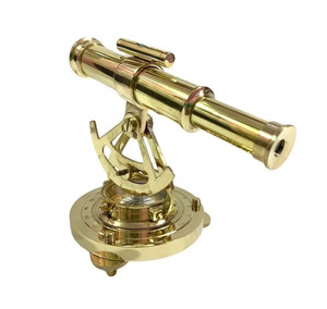 <b>Vintage</b> Brass Nautical Alidade Telescope with <b>Compass</b> Wholesale Marine Navigation Gift OEM Manufacturer - Product Image 3