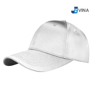 Gorra de Béisbol con Logotipo Personalizado, Color Sólido, Ajustable, Tela de Sarga, Estilo Casual, Gorra para Adultos, Blanca - Product Image 1
