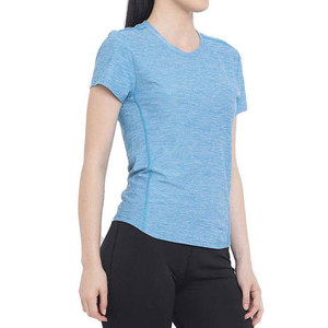 เสื้อยืดผู้หญิงสำหรับฤดูร้อน ขายส่ง รับผลิตแบบ OEM คุณภาพสูง ออกแบบโลโก้ตามสั่ง สีสันหลากหลาย ราคาโรงงาน - Product Image 6