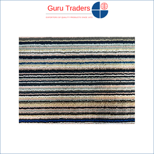 Custom Color & Size Possible for Top Notch Quality Rectangle Shape Multicolour Running Wires Chindi Door Mats for Home Entrance - Product Image 3