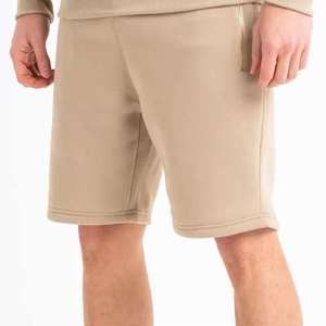 Custom <b>Men's</b> Half Zip <b>Hoodie</b> <b>and</b> <b>Shorts</b> <b>Set</b> 2 Piece Tracksuit Casual Streetwear Heavyweight Fleece Gym Wear <b>Short</b> Sweatsuit <b>Set</b> - Product Image 3
