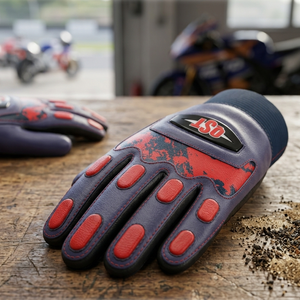 Gants de VTT OEM antidérapants, paume respirante, vente en gros, gants de motocross OEM, logo personnalisé, directement de l'usine - Product Image 5