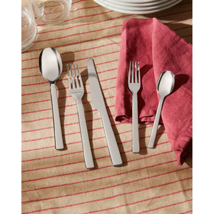 Ensemble de couteau, fourchette et cuillère en acier inoxydable écologique avec finition polie miroir, couverts de qualité supérieure en argent pour les dîners et les fêtes à bas prix - Product Image 3