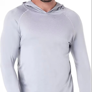 Men's Winter Athletic Cotton Blend Fleece Hoodies Solid Pattern Knitted Weaving Lined Moisture Wicking - Product Image 3