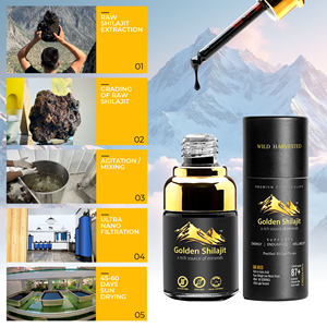 Gotas de Shilajit Dorado 40ml, para Concentración Mental, Resistencia al Estrés, Alto Rendimiento y Mentes Apasionadas - Product Image 5