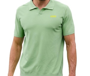 Camiseta Casual de Punto Personalizada para Hombre - Alta Calidad, 100% Algodón, Secado Rápido, Suave y Transpirable, Manga Corta - Product Image 5