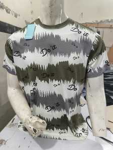 Camisetas de Hombre de Alta Calidad, 100% Algodón, Cuello Redondo, Impresión de Logotipo Personalizado, Corte Regular, Transpirables, de Secado Rápido, 220g - Product Image 2