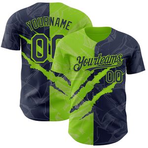 Maillot de baseball antibactérien en coton biologique 100 % de haute qualité, imprimé sérigraphié, avec nom d'équipe personnalisé, col en V entièrement boutonné, sangle en T - Product Image 3