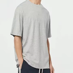 Camiseta Nueva de Moda 100% Algodón, Corte Regular, Impresión de Logotipo Personalizado, Manga Corta, Blanca, Lisa, de Secado Rápido - Product Image 3