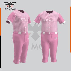 Nouvelle conception, uniforme de baseball de haute qualité, vente en gros, uniforme de baseball respirant, uniforme d'équipe sportive, pack promotionnel - Product Image 2