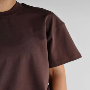 Camiseta Casual de Cuello Redondo y Manga Corta 100% Algodón para Mujer, Talla Grande, Transpirable, Nueva, Camiseta Sólida para Mujer - Product Image 6