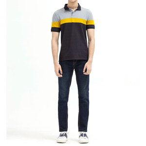 เสื้อโปโลผู้ชาย OEM ผ้าฝ้าย 100% ปิเก้ แขนสั้น กันยับ เสื้อยืดโปโลผู้ชาย แบรนด์โลโก้ เสื้อโปโลผู้ชายสำหรับตีกอล์ฟ - Product Image 1