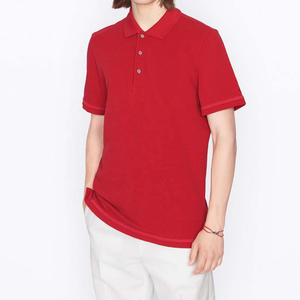 Camisas Polo para Hombre al por Mayor, Personalizadas, Transpirables, de Tela de Bambú y Algodón Tejido, Tallas Grandes, Estilo Urbano - Product Image 1