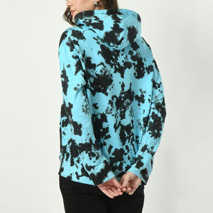 Sudadera con Capucha Tie Dye para Mujer, Talla Grande, Ropa Urbana de Invierno, Logotipo Personalizado de Alta Calidad en la Parte Delantera, para Adultos - Product Image 5