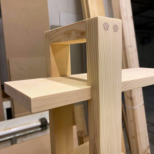 Estante Vertical Rectangular de Madera de Pino Hecho a Mano, Pulido y Pintado, para Colgar Plantas en la Pared, Decoración Interior del Hogar - Product Image 3