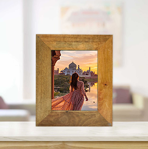 Handmade Mango wood photo <b>frame</b> rustic creative <b>wall</b> installation photo <b>frame</b> customized home decoration wooden photo <b>frame</b> - Product Image 3