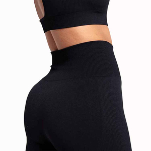 Custom Women Yoga Leggings Seamless High Waist <b>Tummy</b> <b>Control</b> Workout Fitness Pants OEM Manufacturer - Product Image 4