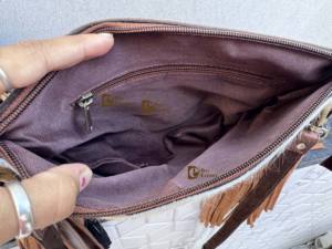 Bolso de Mano con Flecos de Piel de Vaca, Estilo Bohemio, Cuero Genuino, Venta Caliente, Multiusos para Mujer, Novedad 2026 - Product Image 6