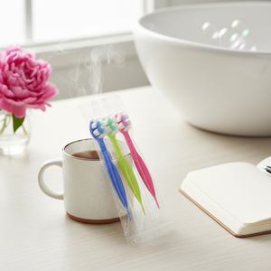 Brosse à dents jetable pré-collée avec dentifrice, poils souples, à usage unique, pour adultes, idéale pour les voyages - Product Image 5