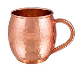 Tasses en cuivre 100% pur, avec poignée en cuivre, pour boire de l'eau, fabriquées par un fabricant et fournisseur indien. - Product Image 3