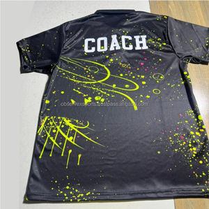 Polos de coach personnalisés sublimés respirants à manches courtes |   Vêtements d'équipe de performance |   Équipement à séchage rapide avec impression intégrale en couleur - Product Image 2