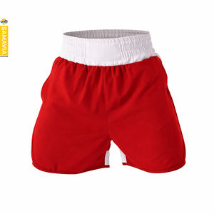 Pantalones Cortos de Boxeo de Algodón Personalizados, Ropa de Entrenamiento de Artes Marciales, Cómodos, Transpirables, de Microfibra, con Logotipo Personalizado, Precio al por Mayor - Product Image 1