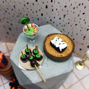 ของตกแต่งบ้านตุ๊กตา1:12จิ๋วสำหรับฮาโลวีนใช้ได้ทั้งชายและหญิงเฟอร์นิเจอร์กระดาษไม้เหล็กตอนที่8จาก9 - Product Image 2