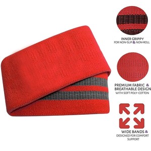 Hot Selling Custom Design Comfortable Fitness <b>Exercise</b> <b>Bands</b> Factory-Made Custom Hip Circle <b>Band</b> Customized Color Logo - Product Image 2