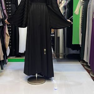 Dubai style <b>kaftan</b> Umbrella Abaya Stone Work Handmade <b>Sequined</b> Arabic Dubai Style Full Flare Nida Fabric Evening Party Dress - Product Image 2