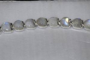 Pulsera de Piedras Preciosas Naturales Arcoíris con Plata de Ley 925 |   Pulsera de Piedras Preciosas Multicolores |   Joyería de Plata Hecha a Mano para Mujer - Product Image 4