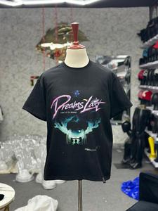 เสื้อยืดกราฟิกโอเวอร์ไซส์สั่งทำพิเศษสำหรับผู้ชาย ผ้าคอตตอนหนานุ่ม สไตล์สตรีทแวร์ ประดับเพชร พิมพ์ลาย DTG วินเทจ ล้างสีแบบวินเทจ รับผลิตแบบ OEM ODM - Product Image 3