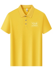 Polo Homme 2026 – Couleur Unie, Manches Courtes Classiques, Qualité Supérieure, Décontracté, Affaires, Social, Tricoté, Respirant, Design Décontracté, Logo Avant - Product Image 1