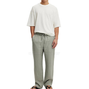 Modern Style Baggy <b>Trouser</b> For Men Relaxed Loose Fit Casual Wide Leg Streetwear Pants For Outdoor Wear - Product Image 2