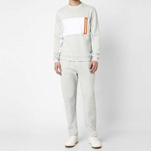 Men's Winter <b>Oversized</b> Sweat Suit Custom Logo Hoodie <b>Jogger</b> Tracksuit Fleece Quick Dry Color Blocking Vintage Casual Streetwear - Product Image 4