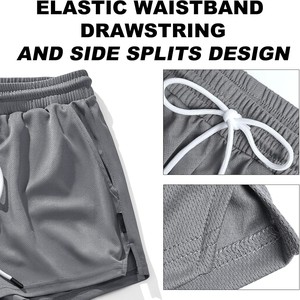 <b>Mens</b> Premium Spandex/Polyester Oxford Fabric <b>Shorts</b> Custom Logo Summer Casual Training Fitness Workout Running <b>Lounge</b> - Product Image 4