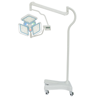 Lampe LED sans ombre électrique avec 81 LED, luminosité de 60 000 à 160 000 lux (édition de luxe à navigation en forme de pétale)