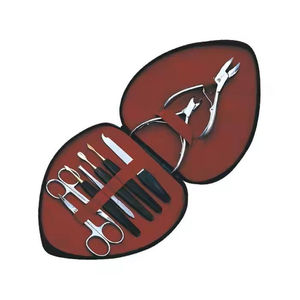 Juego de Manicura y Pedicura Profesional Clásico Premium de 17 Piezas de Acero Inoxidable, Cortaúñas, Cortacutículas, Tijeras, Estuche Individual - Product Image 4