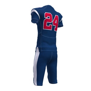 Uniforme de Fútbol Americano Sibrin de Primera Calidad con Logotipo Personalizado, Conjunto de Pantalones Cortos y Jersey de Poliéster Cómodo y Transpirable - Product Image 2