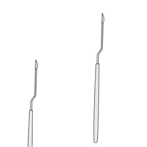 Trautmann Myringotome 178mm de largo corte hacia arriba Manual de acero inoxidable instrumentos quirúrgicos CE Certificado de alta calidad reutilizable - Product Image 1