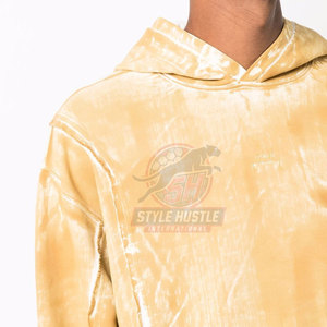 Nuevo Diseño, Sudaderas con Efecto Ácido para Hombre, Más Vendidas, MOQ Bajo, Sudaderas Básicas con Efecto Ácido para Hombre al por Mayor - Product Image 5